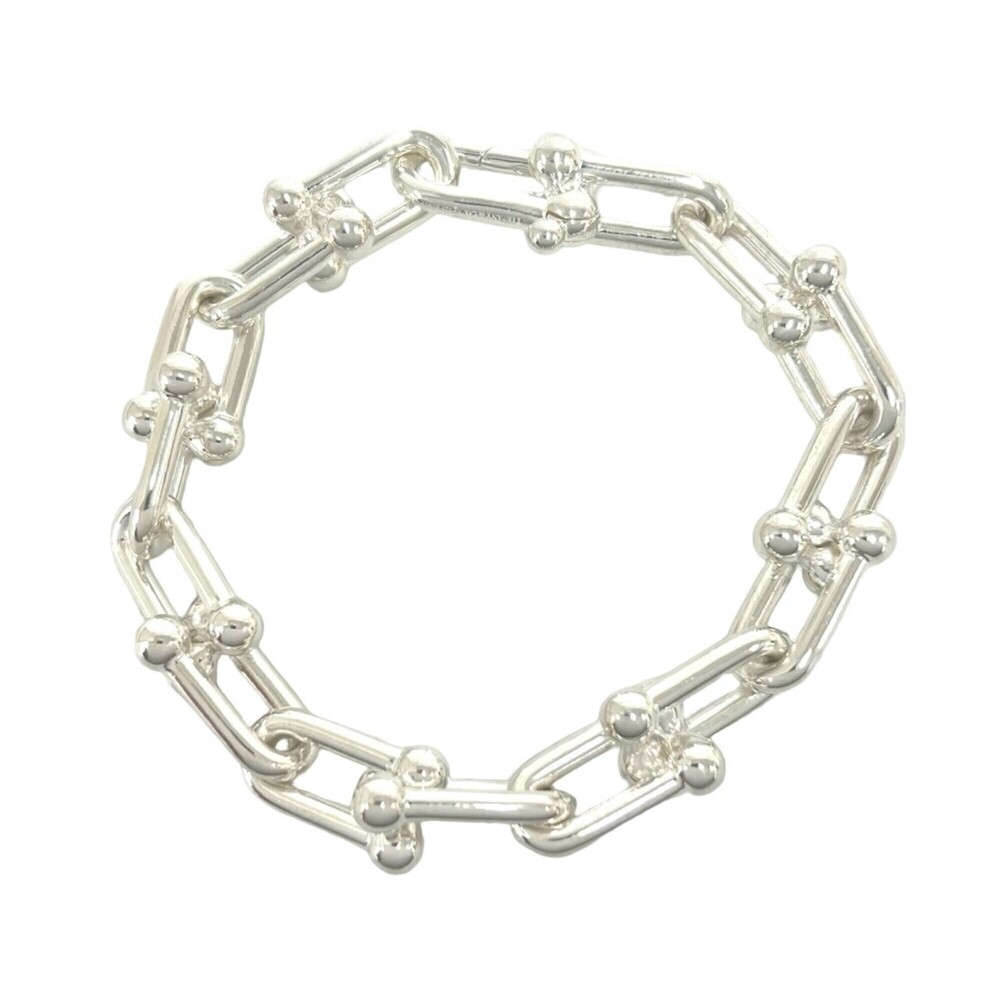 TIFFANY&Co. Tiffany HardWear Large Link 16-Link Bracelet, Sterling Silver 925...